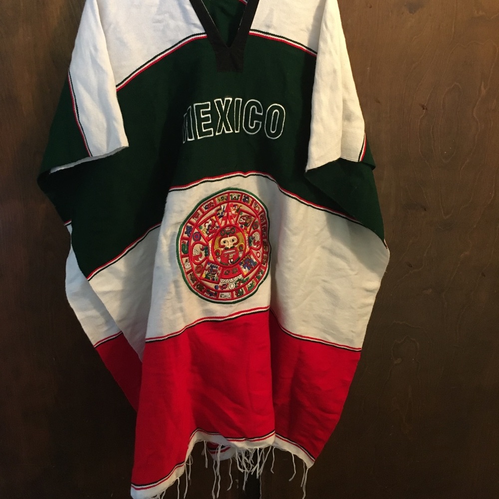 Mexico poncho sweater jacket